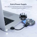 Orico H7U-U3 7 Ports High-Speed Transparent HUB USB3.0 Splitter