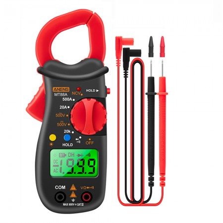Aneng MT88A Handheld Universal LCD Digital Clamp Multimeter