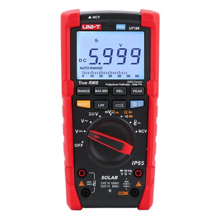UT196 UNI-T 1500V AC / DC True RMS Digital Multimeter with Peak Hold, Professional
