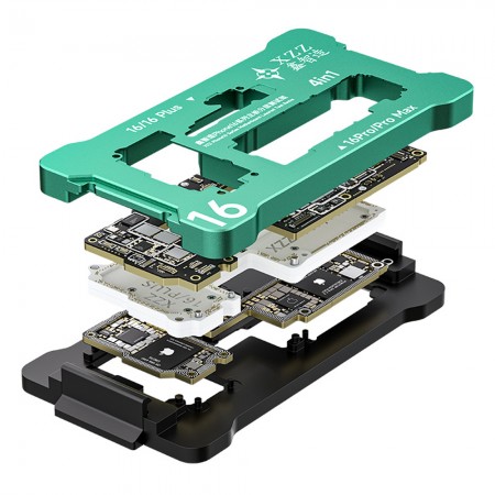 XZZ 16 Series 4-in-1 Motherboard Layered Test Fixture for iPhone 16 16Plus 16 Pro and 16Pro Max