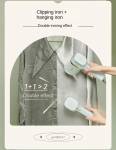 pretfy handheld-steam-iron-fabric-clothes-ironing-hanging-crease-removal-lightweight-steamer-for-hom