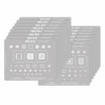 Relife RL-044 Samsung Series CPU Tin Planting Steel Mesh Set for Samsung S / Note Series