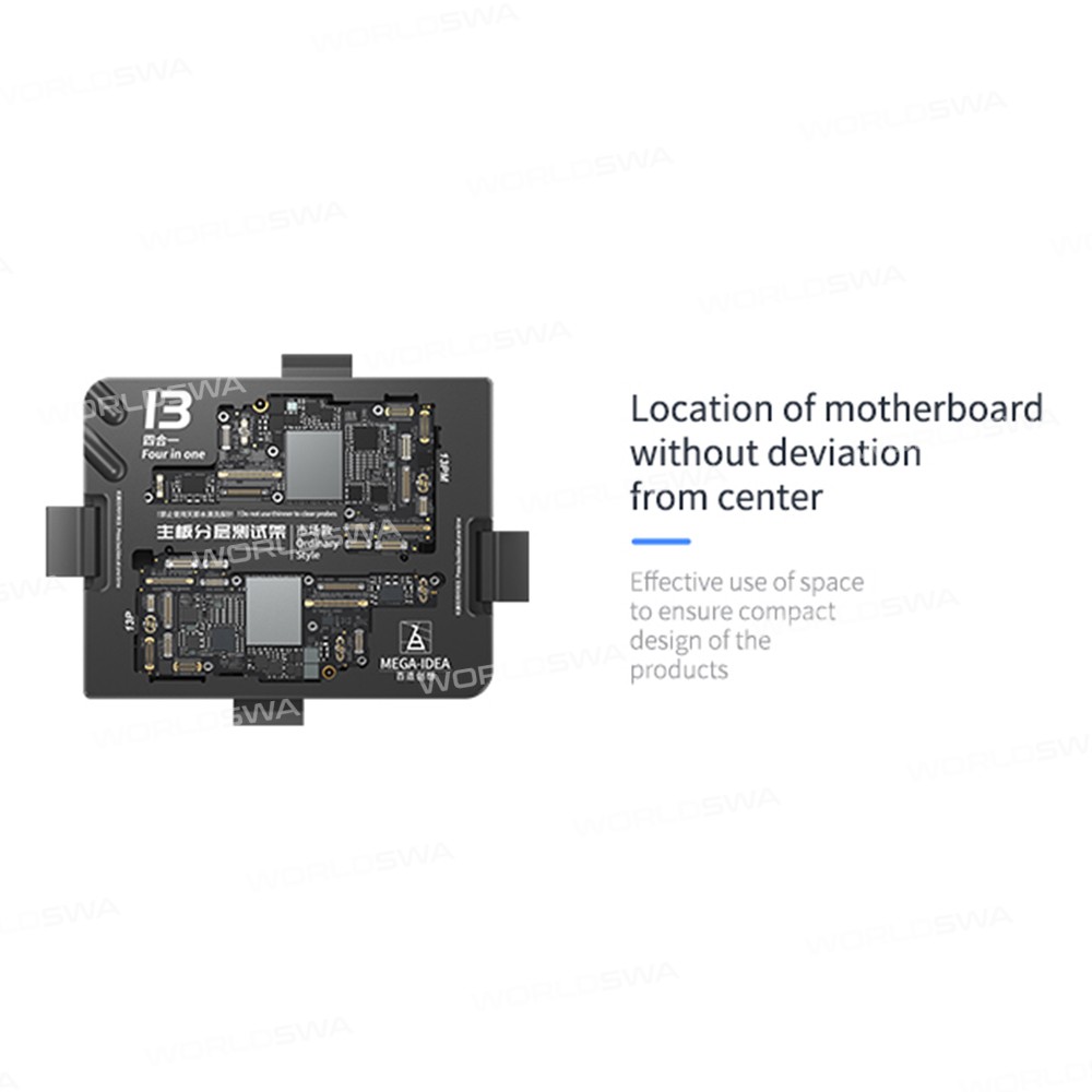Mega-Idea iSocket 4-in-1 Mainboard Layered Test Frame for iPhone 13 / 13 Mini / 13 Pro / 13Pro Max