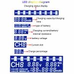 LiitoKala lii-S8 8 Slots LCD Lithium Battery Charger for 26650/21700/20700/18650/18490/18350