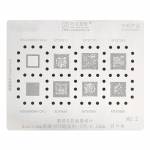 Amaoe MQ:2 CPU BGA Reballing Stencil Net for Qualcomm MTK MT6779V / 6768 / 6765 / SDM439 / MSM8909W