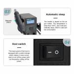 Quick 8586D+ 2-in-1 Soldering Iron Hot Air Gun Lead-free Smart Digital Display Rework Station