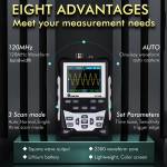 tooltop et120m-500msa-s-sampling-rate-120mhz-bandwidth-digital-oscilloscope-with-backlight-hd-screen
