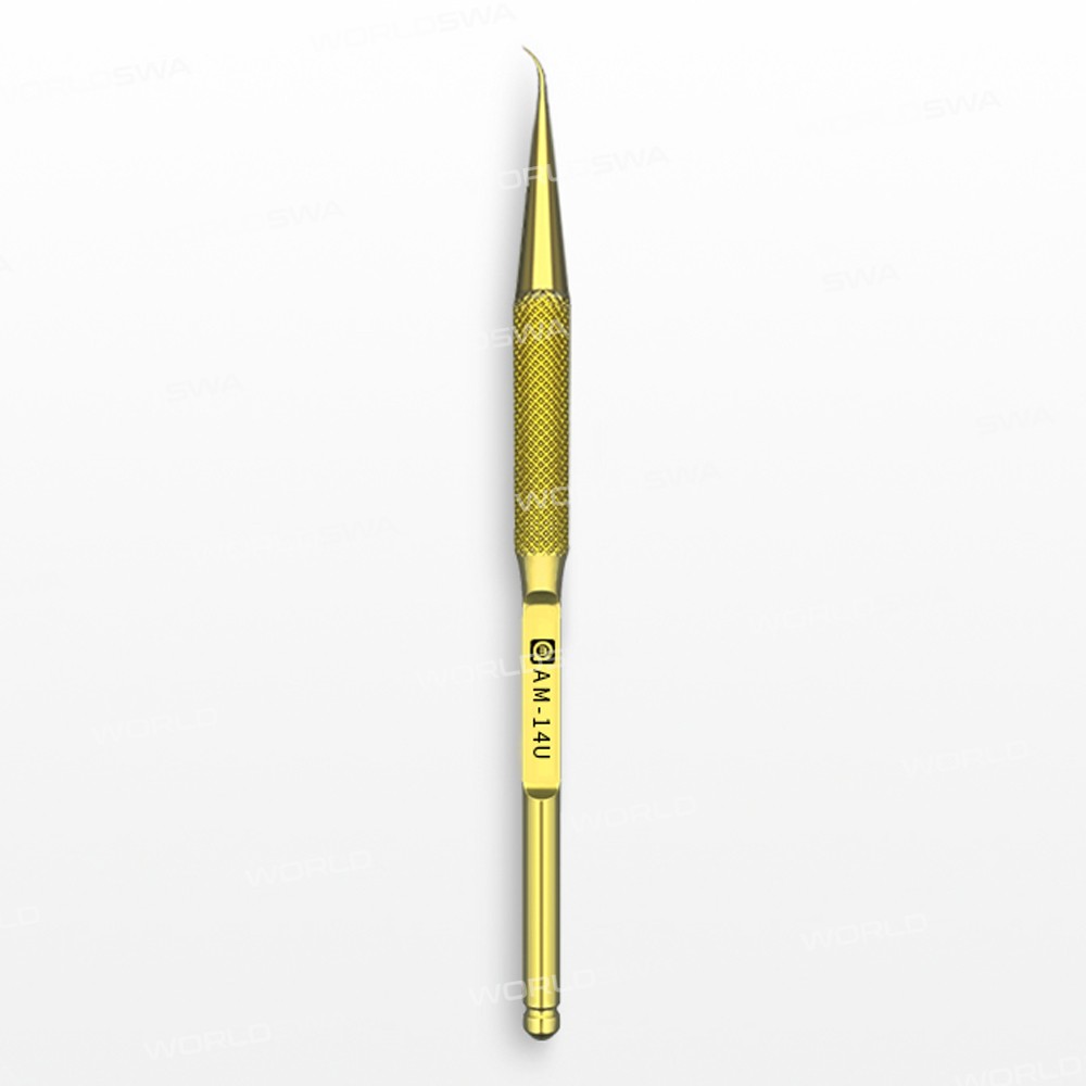 Amaoe AM-14T / 14U High Hardness Anti-magnetic Titanium Alloy Tweezers for Mobile Phone Repair