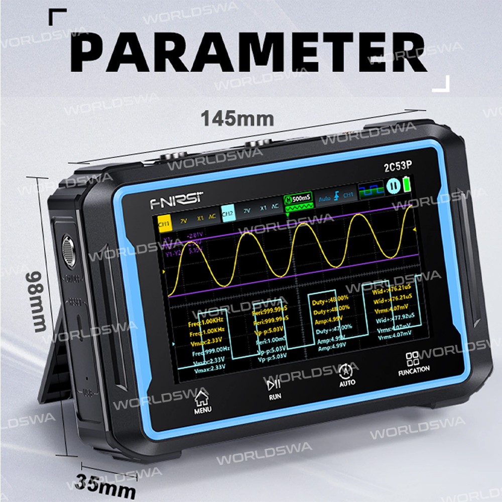 fnirsi 2c53p-handled-3-in-1-digital-oscilloscope-multimeter-signal-generator-with-touch-screen-9