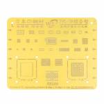 WL Gold BGA CPU IC Reballing Stencil Tin Net for iPhone 7 / 7 Plus