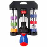 Workpro 38-in-1 Multipurpose Double Drive Stubby Ratchet Screwdriver Set with CR-V Bits