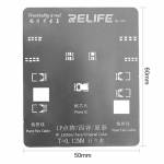 Relife RL-044 IP Dot Lattice/Face/Original Color Tin Stencil for iPhone X/Xs Max/XR/11Pro Max