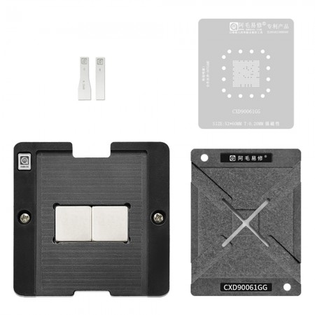 Amaoe 0.20mm CXD90061GG BGA Reballing Stencil Platform Set for SONY PlayStation 5