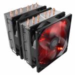Cooler Master Blizzard T620 CPU Dual Tower 6 Heat Pipe Red Light Air-cooled Radiator for Desktop Com