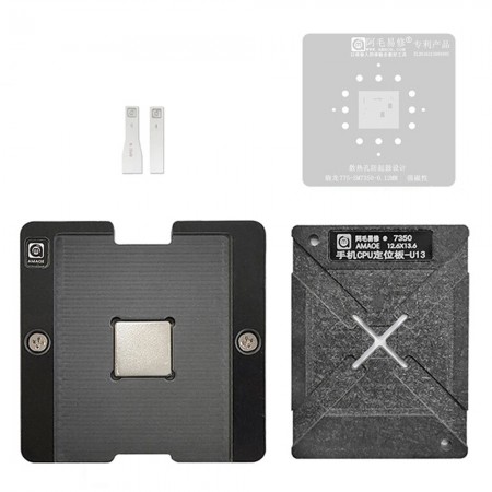 Amaoe U13 0.12mm Lower Layer BGA Reballing Stencil Platform Set for Qualcomm SM7350 Snapdragon 775