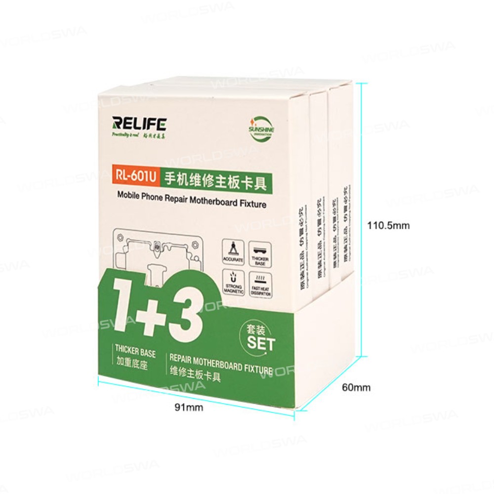 Relife RL-601U Precision Positioning Clamp Fixture Platform with Base for iPhone X - 12 Max Pro