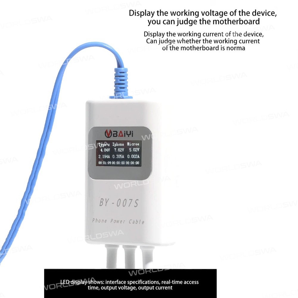 BY-007S Mutil-function Smart Charging Detection Tion Line
