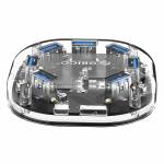 Orico H7U-U3 7 Ports High-Speed Transparent HUB USB3.0 Splitter