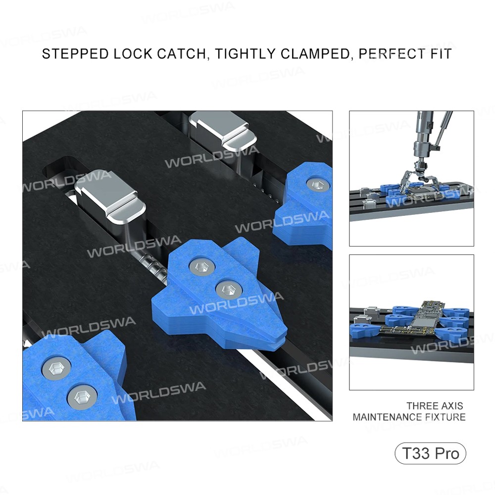mijing t33-pro-3-axis-multi-angle-fixing-motherboard-maintenance-pcb-fixture-4