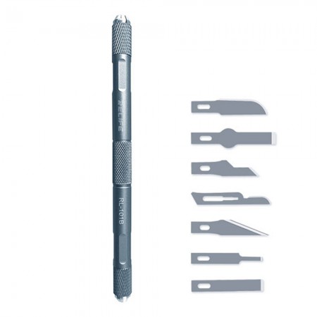 Relife RL-101B 8-in-1 Motherboard BGA PCB IC CPU Remove Tool Kit with High Toughness Glue Knife Set