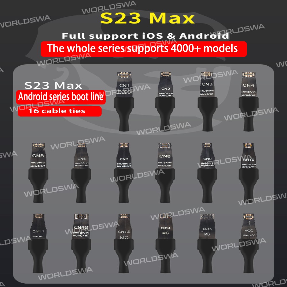 Mechanic S23 Max Power Boot Cable DC Power Supply Test Cable for iPhone Android Phone