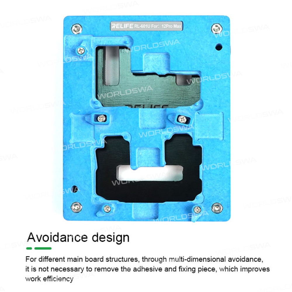 Relife RL-601U Precision Positioning Clamp Fixture Platform with Base for iPhone X - 12 Max Pro