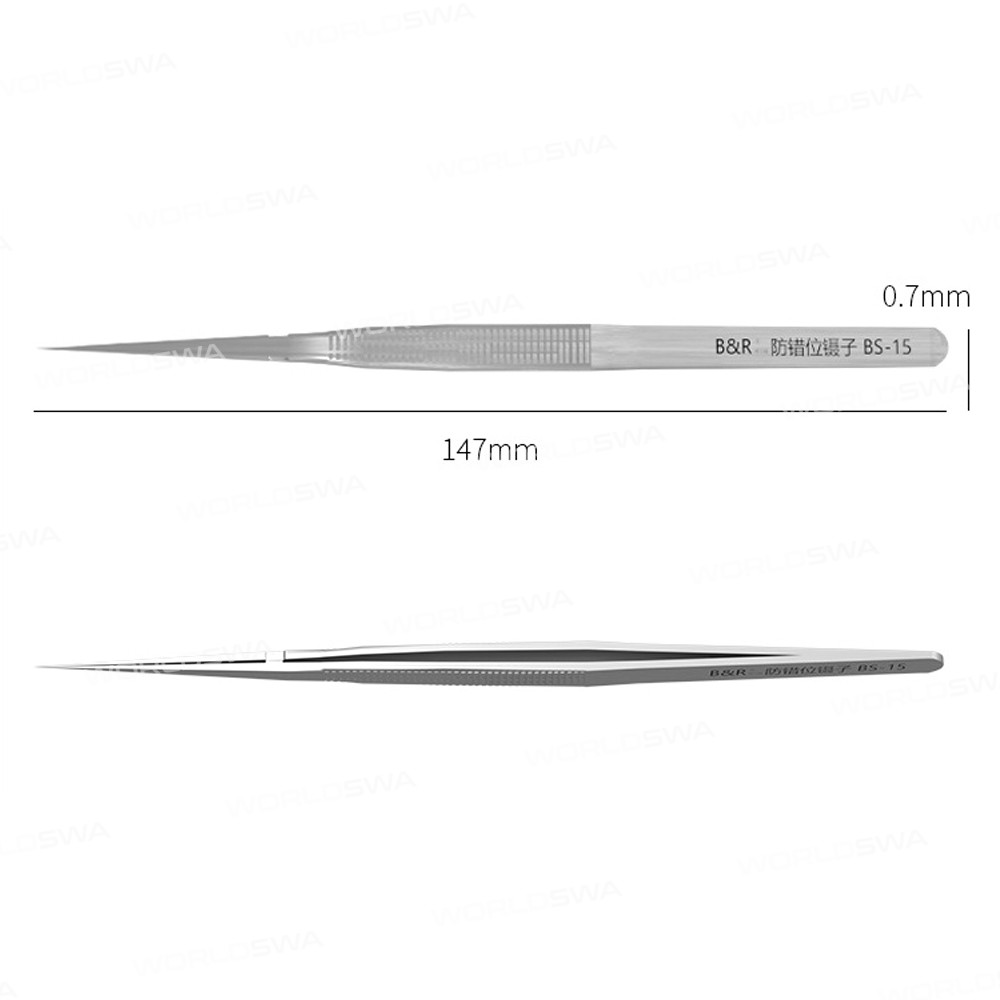B&R BS-15 Precise Anti-dislocation Lengthened Clasp Jump Wire Tweezer