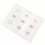 0.12MM Multi-Function WIFI IC BGA Reballing Stencil Plant Tin Steel Net for iPhone iPad