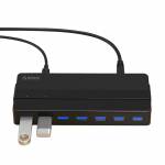 Orico H7928-U3 7-Port Superspeed USB 3.0 HUB with 12V Power Adapter for Desktop Computer Laptop