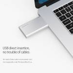 Orico MSG-U3 Type-A USB3.0 5Gbps High-Speed Aluminum mSATA SSD Enclosure
