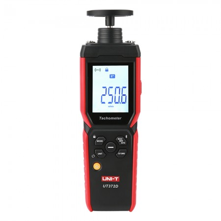 UNI-T UT372D 2-in-1 Contact & Non-Contact Laser Digital RPM Tachometer with Bluetooth Function