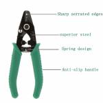 Pro'sKit 8PK-326 Professional Precision Tri-Hole Fiber Optical Stripping Pliers