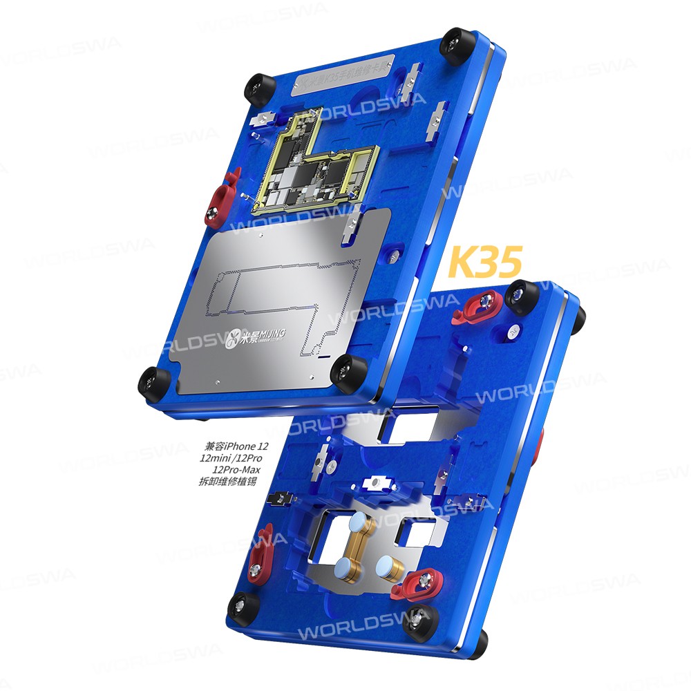 MiJing K35 4in1 Universal Multifunction PCB Board Holder Fixture for iPhone 12 / 12 Pro / 12 Pro Max