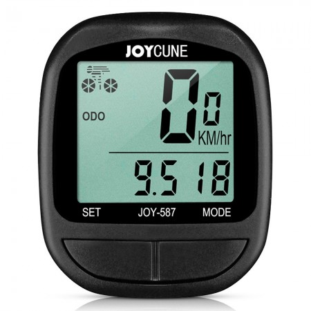 Bike Computer Bicycle Waterproof Wired Speedometer and Odometer Stopwatch LED Display for Outdoor Cycling