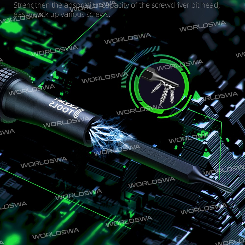 Jakemy JM-8187 83-in-1 Precision Magnetic Screwdriver Set with CR-V Bits for Cellphone / PC Repair
