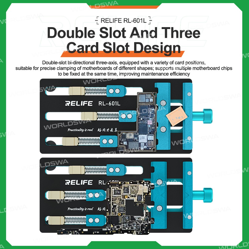 relife rl-601l-universal-double-slot-three-axis-motherboard-fixture-11
