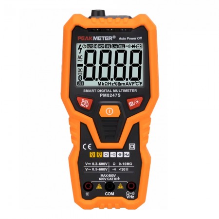 PEAKMETER PM8247S Full Automatic Intelligent Digital Multimeter with Anti-burn Protection