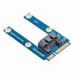 Orico MSTS7PW SATA 7Pin to mSATA Flat Type SSD Adapter Card Support Full Height Size