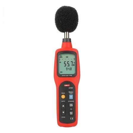 UT352 UNI-T Condenser Microphone Digital Sound Level Meter, 30~130dB for Noise Monitoring
