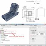 Z3X Easy-Jtag Plus BGA-153 UFS Socket Adapter