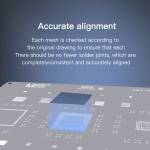 MaAnt 0.12mm BGA Reballing Stencil for iPhone 6S to 12Pro Screen IC / Face / Tailboard / Infrared /