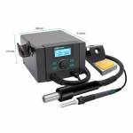 Quick 8786D+ 2-in-1 Soldering Iron Hot Air Gun Lead-free Smart Digital Display Rework Station