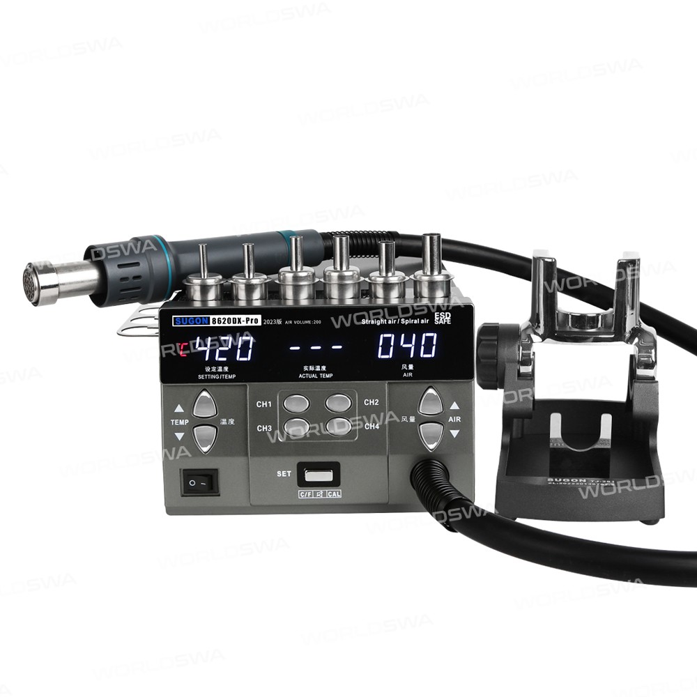 sugon 8620dx-pro-1300w-high-power-heat-gun-digital-display-desoldering-rework-station-3