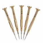 2UUL Brass Handle Heavy Weight Professional-grade Phone Repair Screwdriver Tools