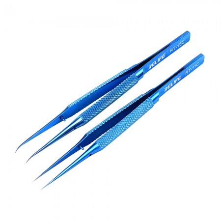 Relife RT-11C / RT-15C Precision Titanium Alloy Jump Wire Tweezer for Special Fly Fishing