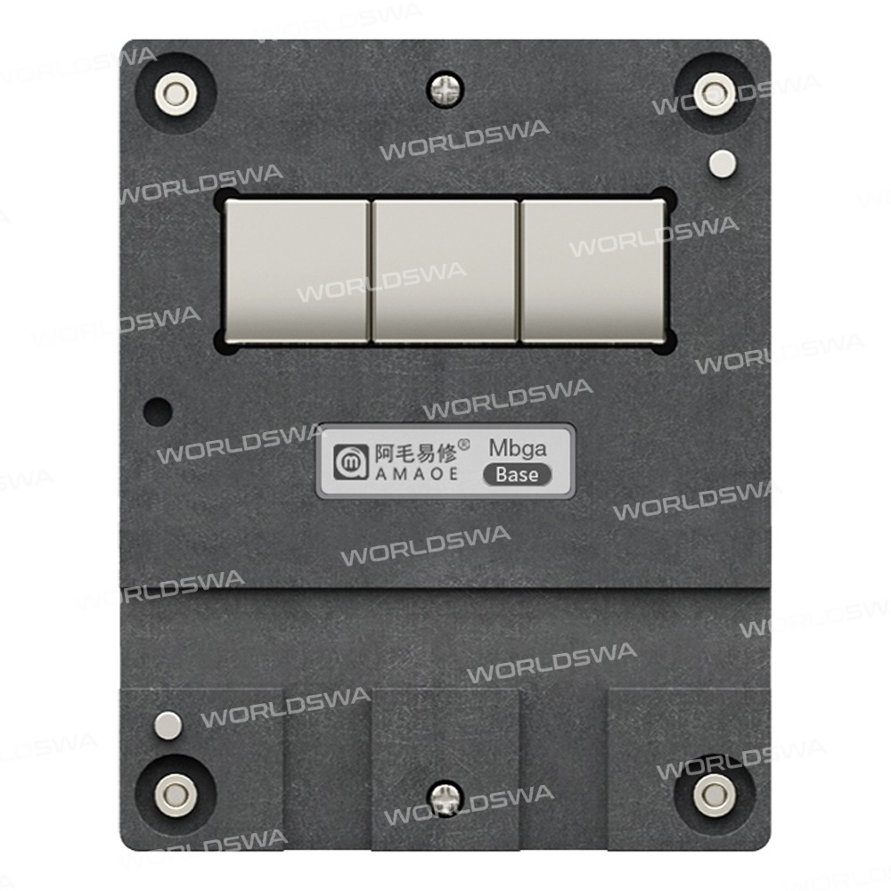 amaoe mbga-b3-memory-7-in-1-bga-reballing-stencil-platform-for-phone-memory-nand-pcie-emmc-2