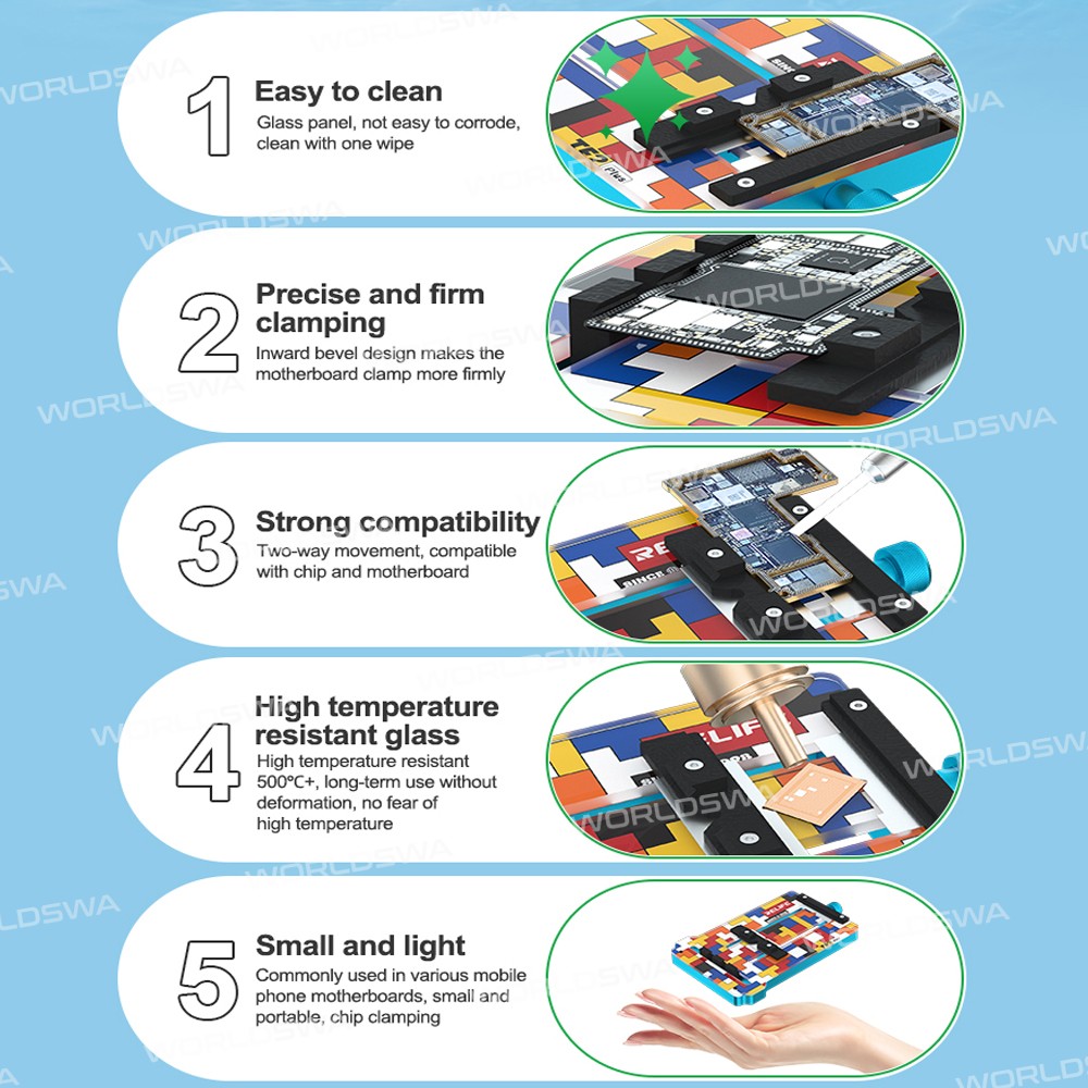 relife tf2-plus-tetris-type-heat-insulating-glass-motherboard-repair-fixture-7