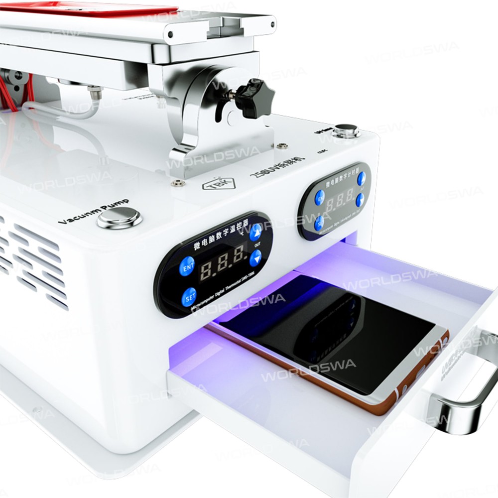 TBK-258 LCD Screen Housing Frame Separator Machine OCA Degumming UV Curing for iPhone Samsung LCD sc