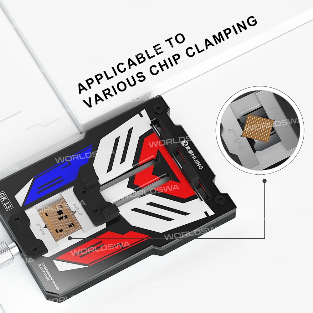 mijing gk11-16-transformers-universal-toughened-insulated-glass-motherboard-repair-fixture-6