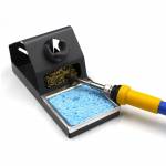 T12 Soldering Iron Station Stand Bracket with Insulation Pad Brass Wire Ball Tip Cleaner Sponge